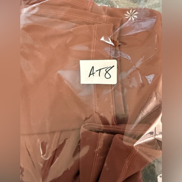 Athleta Ultimate Stash Pocket 7/8‎ Tight Rust Large - Picture 5 of 5